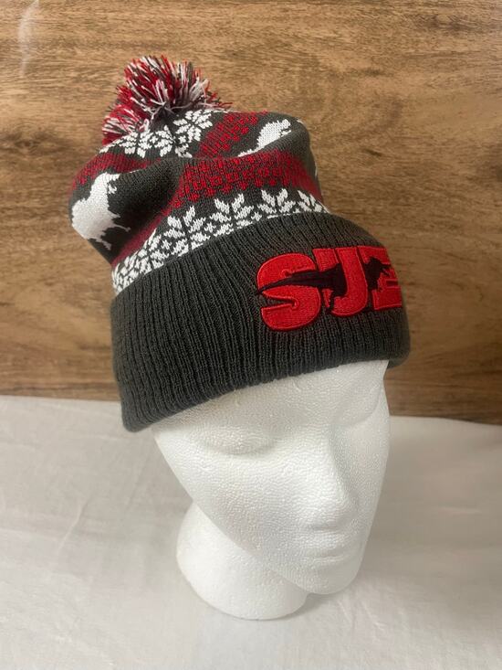 Zephyr Other - Field Museum SUE T-Rex Beanie Hat Zephyr Fair Isle Pom Pom Knit Dinosaur Cap